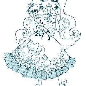 Раскраски Монстры Хай Раскраски Монстры Хай