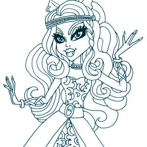 Раскраски Монстры Хай Раскраски Монстры Хай