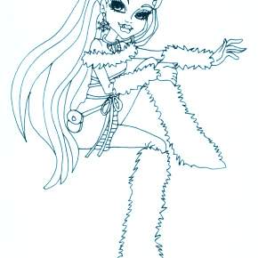Раскраски Монстры Хай Раскраски Монстры Хай
