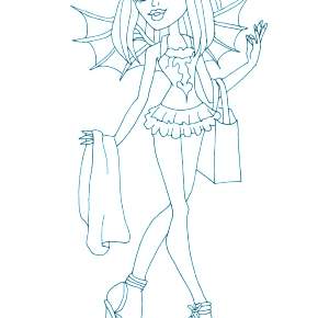 Раскраски Монстры Хай Раскраски Монстры Хай