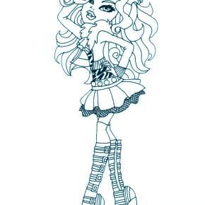 Раскраски Монстры Хай Раскраски Монстры Хай