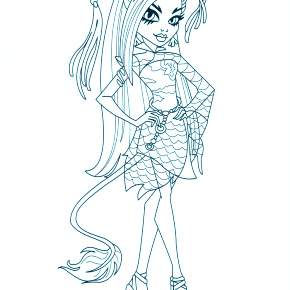 Раскраски Монстры Хай Раскраски Монстры Хай