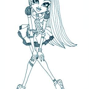 Раскраски Монстры Хай Раскраски Монстры Хай