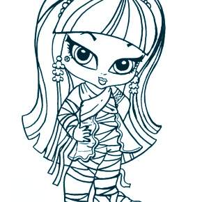 Раскраски Монстры Хай Раскраски Монстры Хай