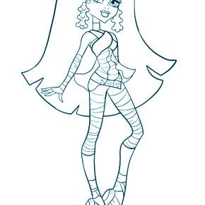 Раскраски Монстры Хай Раскраски Монстры Хай