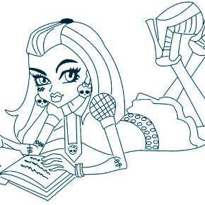 Раскраски Монстры Хай Раскраски Монстры Хай