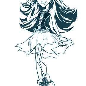 Раскраски Монстры Хай Раскраски Монстры Хай