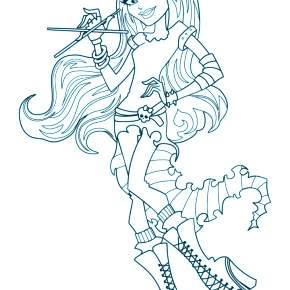 Раскраски Монстры Хай Раскраски Монстры Хай