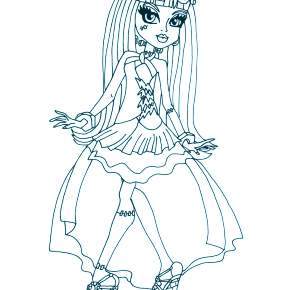 Раскраски Монстры Хай Раскраски Монстры Хай