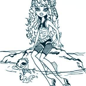 Раскраски Монстры Хай Раскраски Монстры Хай