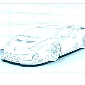 Раскраска Ламборджини