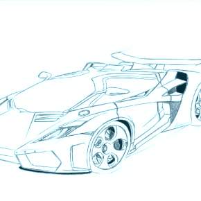 Раскраска Ламборджини