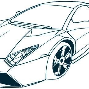 Раскраска Ламборджини