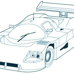 Раскраска Ламборджини