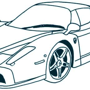 Раскраска Ламборджини