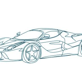 Раскраска Ламборджини