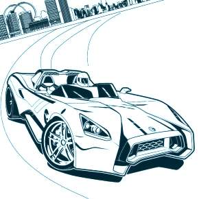 Раскраска Ламборджини