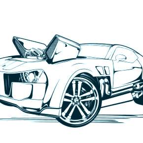 Раскраска Ламборджини