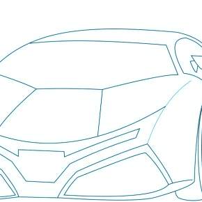 Раскраска Ламборджини