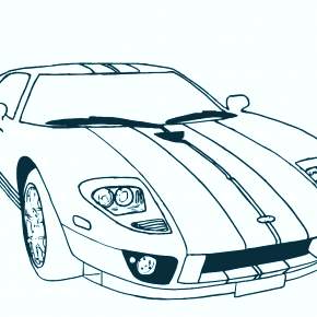 Раскраска Ламборджини