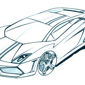 Раскраска Ламборджини