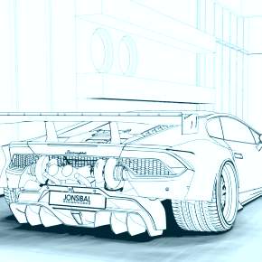 Раскраска Ламборджини