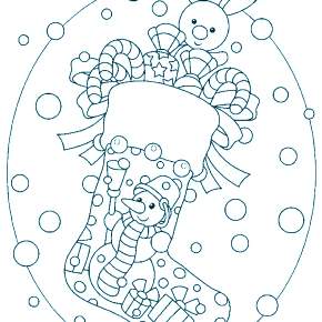 Раскраска елочные игрушки