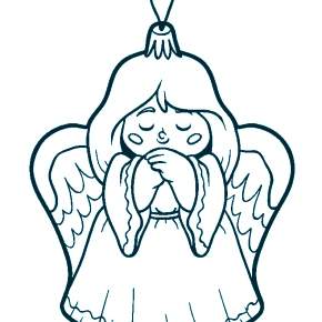 Раскраска елочные игрушки