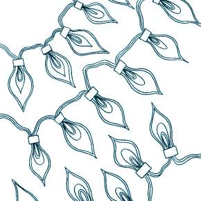 Раскраска елочные игрушки