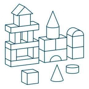 Раскраска кубики