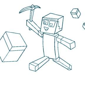 Раскраска кубики