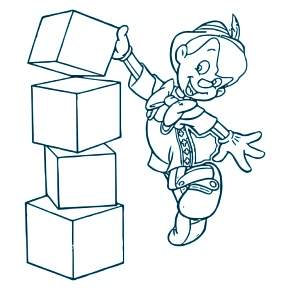 Раскраска кубики