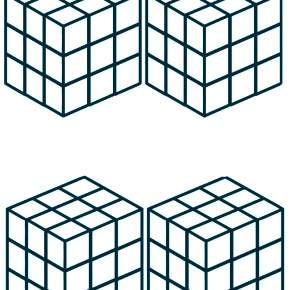 Раскраска кубики