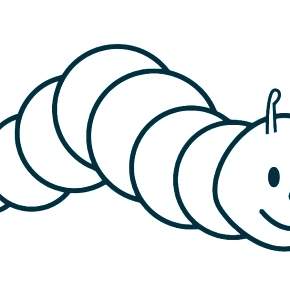 Раскраски Гусеница