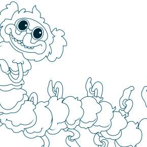 Раскраски Гусеница