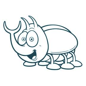 Раскраски Жуки