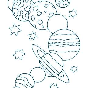 Раскраски Планеты