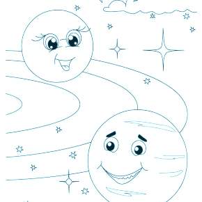 Раскраски Планеты