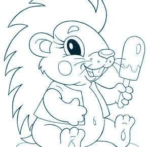 Раскраски мороженое