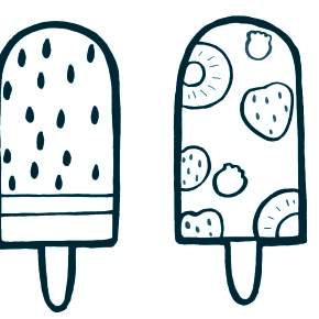 Раскраски мороженое