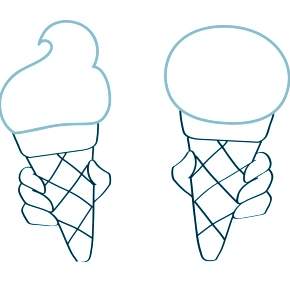 Раскраски мороженое