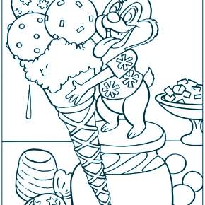 Раскраски мороженое