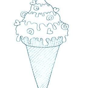 Раскраски мороженое