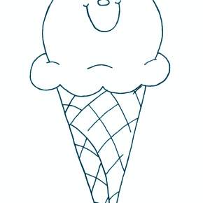 Раскраски мороженое