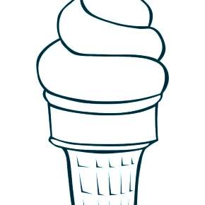 Раскраски мороженое