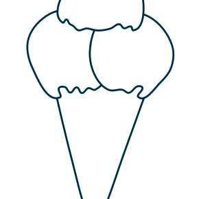 Раскраски мороженое