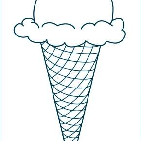 Раскраски мороженое