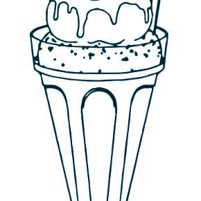 Раскраски мороженое