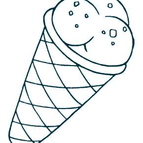 Раскраски мороженое