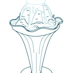 Раскраски мороженое